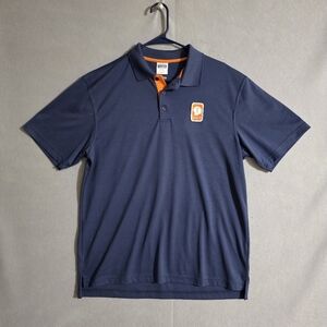 Volunteer Mens Navy Tennessee Vols Embroidered Patch Polo Size Medium